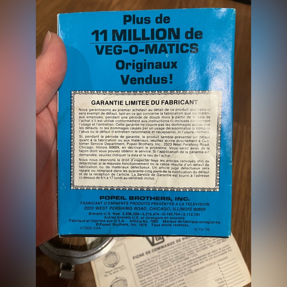 Vintage Veg o Matic food cutter. - Picture 10 of 11